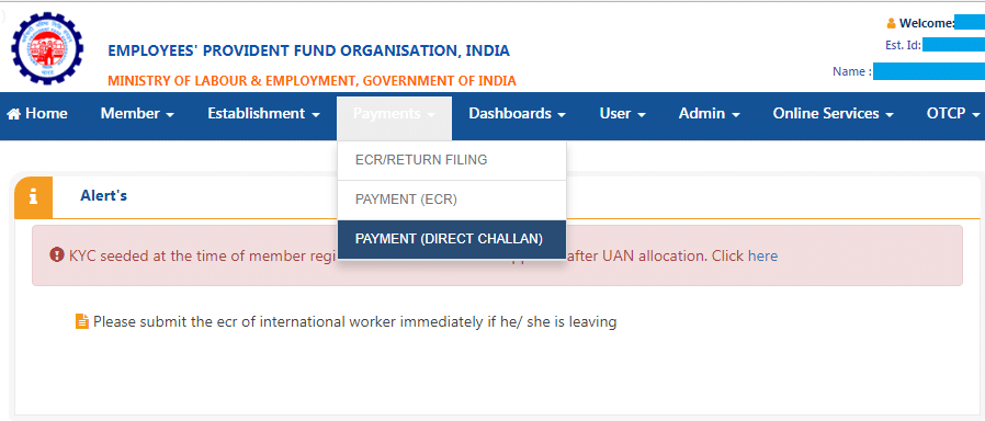 How to file EPF nil returns