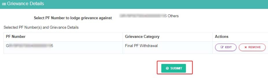 How to cancel pf claim request