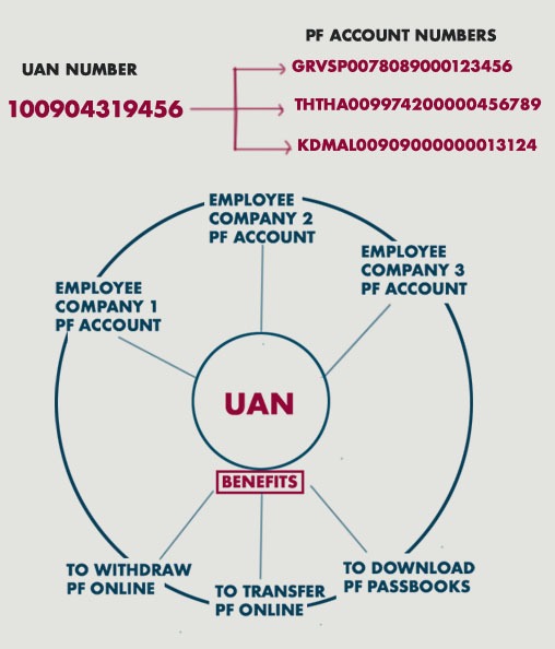 Universal Account Number (UAN) Example