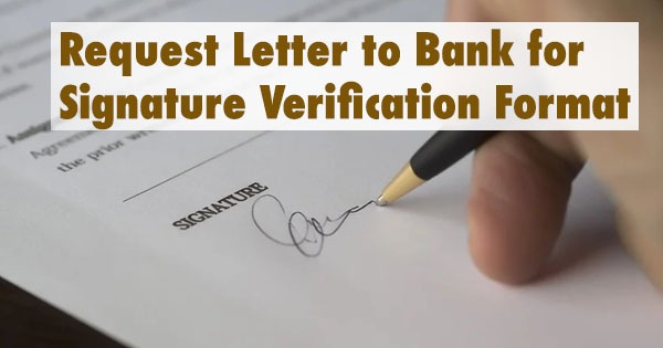 bank account signature change letter