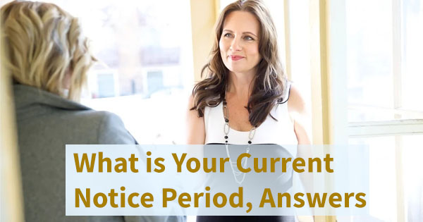 What is your current notice perid answers