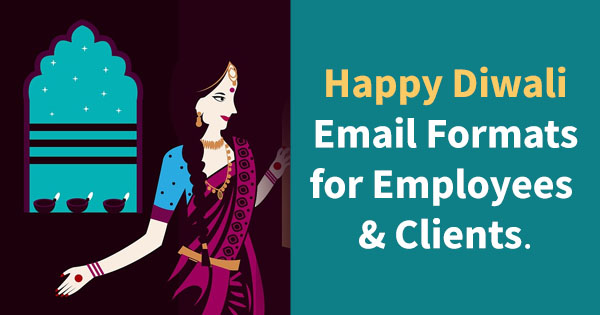 Happy Diwali email formats for employees and clients