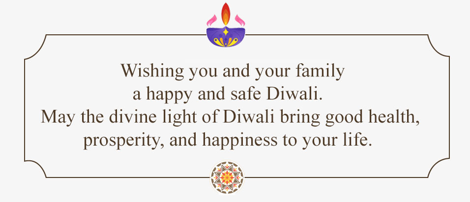Happy Diwali email format for clients
