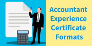 Accountant Experience Certificate Formats in Word