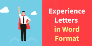 Job Experience Letters in Word Format