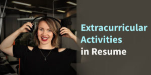 Extracurricular activities in resume