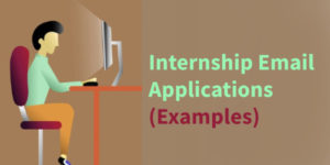 internship email example