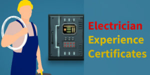 Electrician Experience Certificates