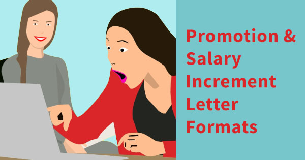 Promotion and salary increment letter formats