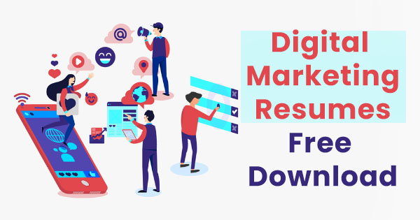 Digital marketing resume samples for freshers and experienced