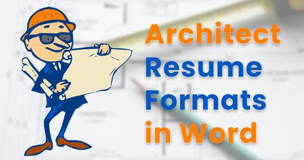 Architect resume formats in Word