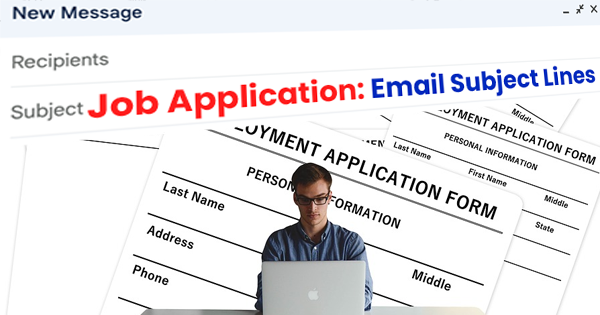 Job application email subject lines