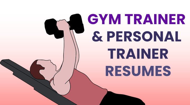 Gym trainer or personal trainer resumes